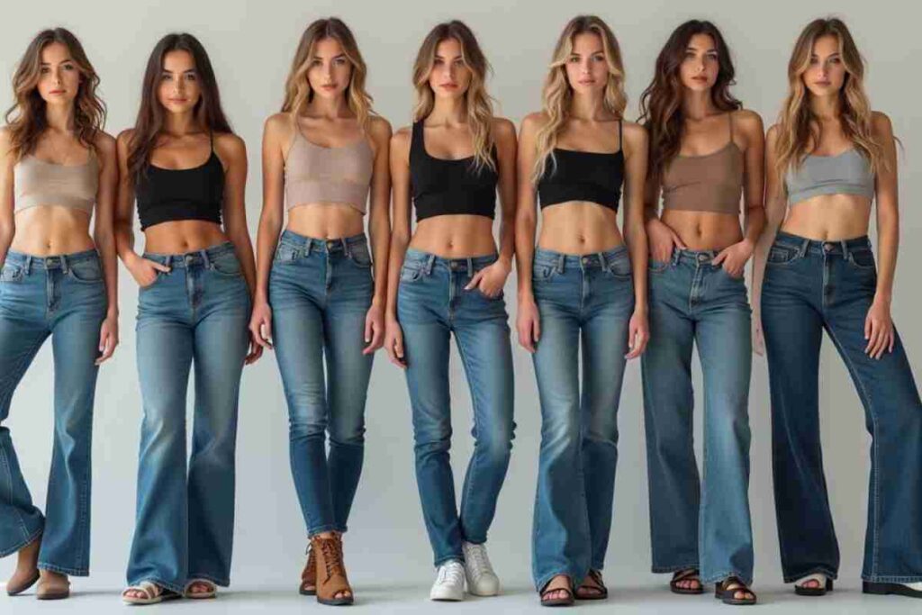 i jeans di moda nel 2025